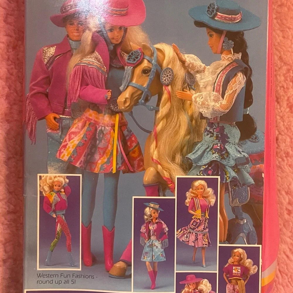 Vintage 1989 Western Fun Barbie in box - Picture 2 of 3